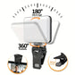 Frendorf | 80 LED Clip-On Wiederaufladbares Selfie Ringlicht