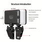 Frendorf | 80 LED Clip-On Wiederaufladbares Selfie Ringlicht