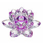 80Mm Quarz Kristalle Lotusblume Handwerk Glas Fengshui Ornamente Heilende Kristalle Zuhause Party Wicca Dekor Yoga Geschenke Souvenir
