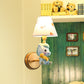Frendorf | Barrel Metalen Wandlamp Kinderen Enkele Licht Roze/Blauw Muur Bevestigde Verlichting met Cartoon Pony Basis