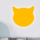 Frendorf | Kat Kop Mini Wandlamp Cartoon Houten Kleuterschool LED Opbouw Wandlamp in Roze/Blauw/Geel
