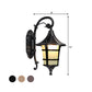 Frendorf | Metaal Zwart/Koffie/Bronze Wandlamp S-vormige Arm 1 Licht Lodge Stijl Wandlamp met Witte Glazen Schaduw