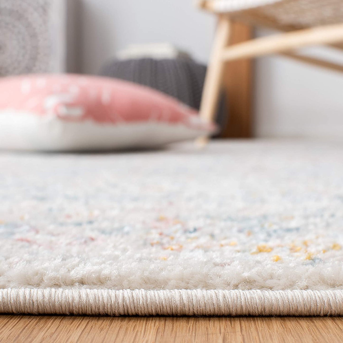 Marokkanischer Boho-Teppich Ivory / Terrakotta