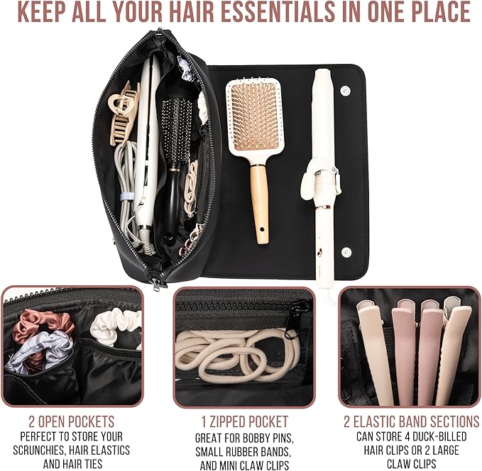 Frendorf | 2-in-1 Haartool-Reisetasche & hitzebeständige Unterlage