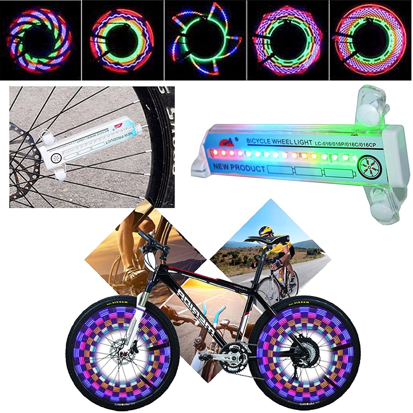 Frendorf | 3D Fahrrad Speichen LED Lichter