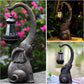 Frendorf | SolarElegance Solar Gartenlampe Enchanted Elephant | Stimmungslicht für Außen | Umweltfreundlich | Garten Deko Lampe