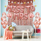 Frendorf | MISS TO MRS Folienballon - Eleganter Mylar-Ballon für Hochzeitspartys, Junggesellinnenabschiede und Hochzeitsfeiern - Langlebig, heliumkompatibel und leicht aufzublasen - Perfekte Partydekoration