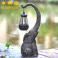 Frendorf | SolarElegance Solar Gartenlampe Enchanted Elephant | Stimmungslicht für Außen | Umweltfreundlich | Garten Deko Lampe