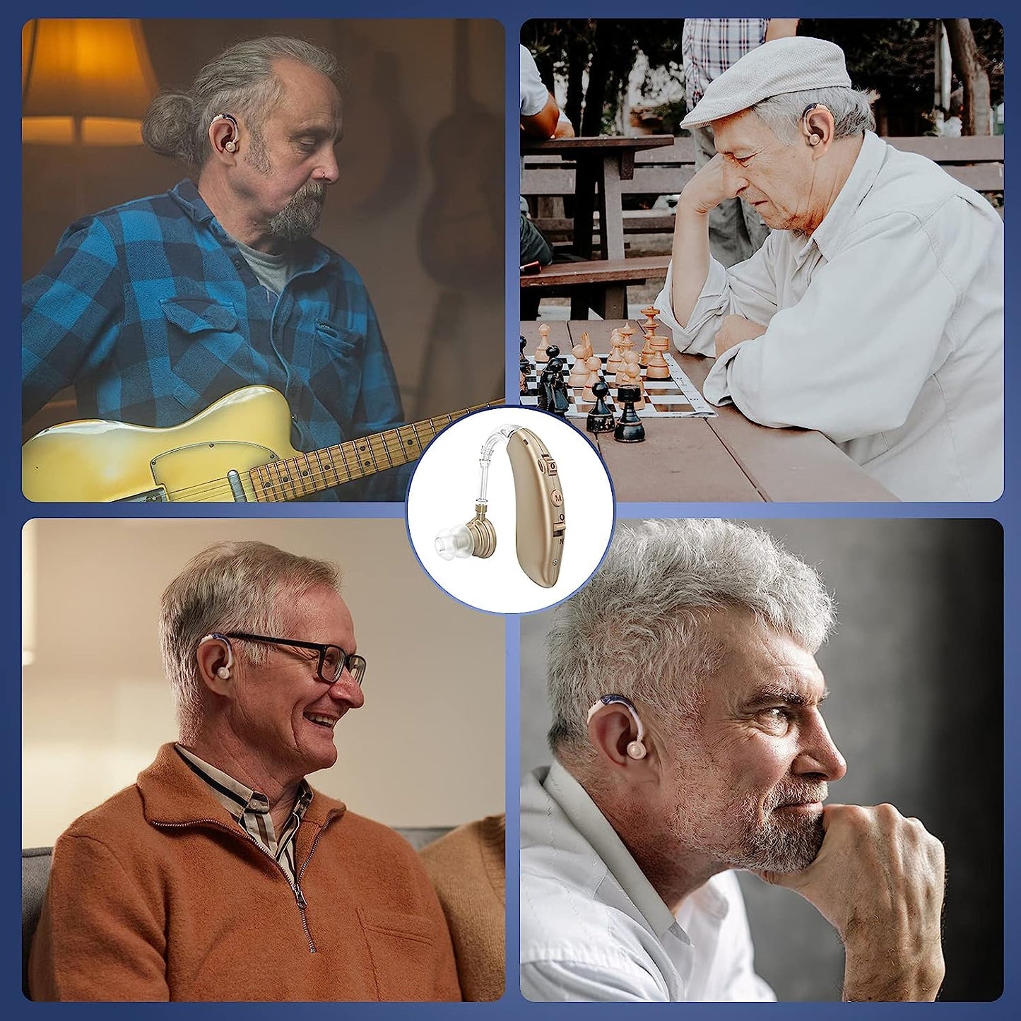 Frendorf | Wiederaufladbare digitale Hörgeräte im Ohr mit Geräuschunterdrückung