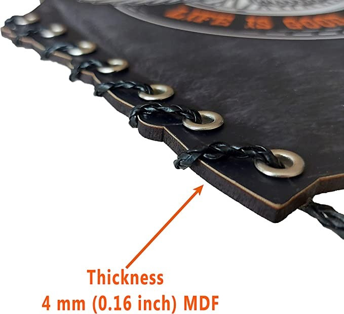 Frendorf | Motorrad Wanduhr, Harley Weste Hängeh Uhr