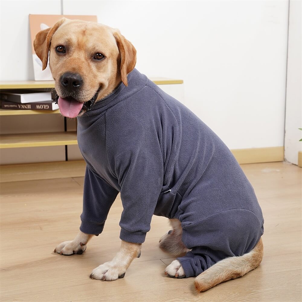 Gemütliche Fleece-Hundepyjamas - Perfekte Nachtwäsche für große Hunde
