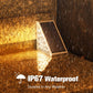 Frendorf | SolarStep LED Außenleuchten | Solarbetriebene Stufenbeleuchtung | Warmweiß & Kaltweiß