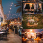 Royaleva Outdoor Dimmable Lichterkette - 20 ft LED Ambiente Beleuchtung