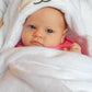 Frendorf | Baby Badetuch mit Kapuze – Weiches und Flauschiges Handtuch