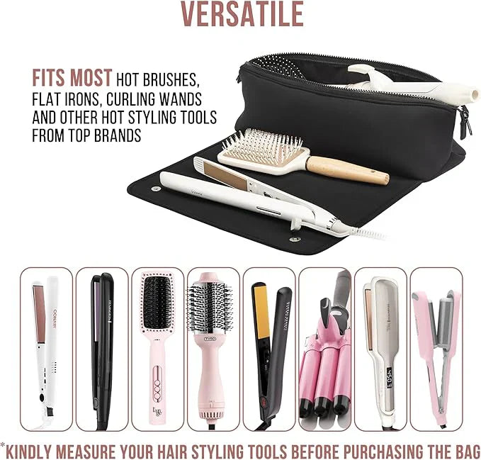 Frendorf | 2-in-1 Haartool-Reisetasche & hitzebeständige Unterlage