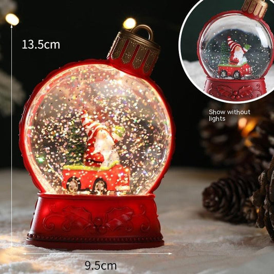 Magische Weihnachts-Schneekugel