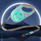 Frendorf | GlowPaw LED Rollleine für Hunde | Beleuchtete, einziehbare Leine | Ergonomisch & Sicher | Für Abendspaziergänge