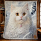Snow Cat Steppdecke