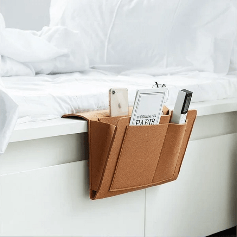 Frendorf | Sofa Nachttisch Filz Aufbewahrungstasche mit Taschen Hängende Organizer