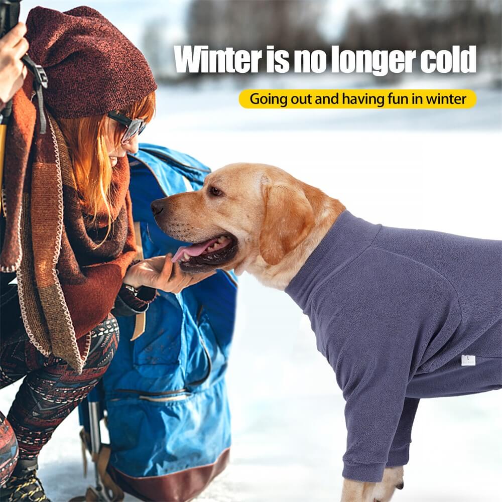Gemütliche Fleece-Hundepyjamas - Perfekte Nachtwäsche für große Hunde