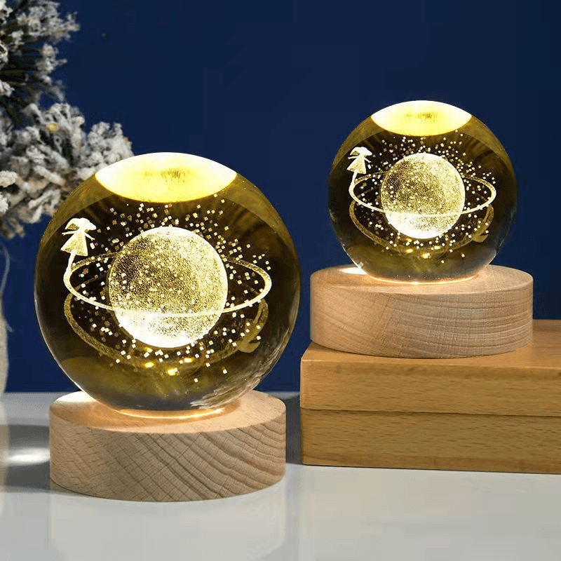 Frendorf | Leuchtende Kristallkugel Nachtlampe