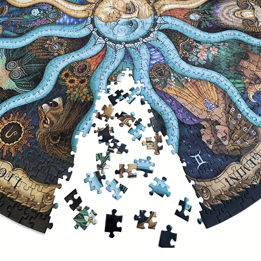Frendorf | 1000-teilige Runde Sternzeichen-Puzzle - ZodiacDreams