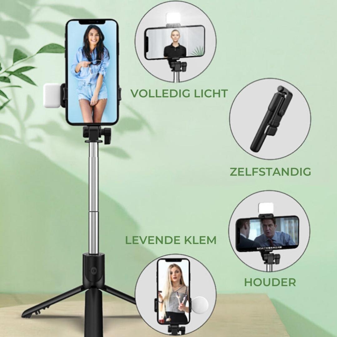 Bluetooth-Selfiestick | Nachhaltig und leicht - StickFlex
