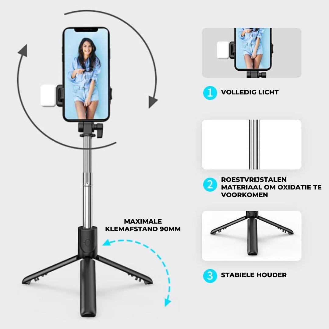 Bluetooth-Selfiestick | Nachhaltig und leicht - StickFlex