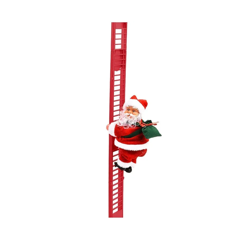 Frendorf | 🎅Elektrischer Weihnachtsmann mit Leiter und Musik