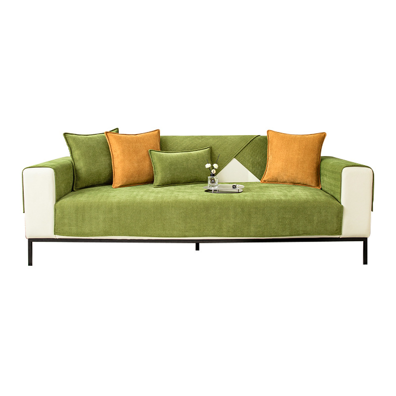 Frendorf | Fischgrät Chenille Stoff Möbel Schutz Sofa Bezug