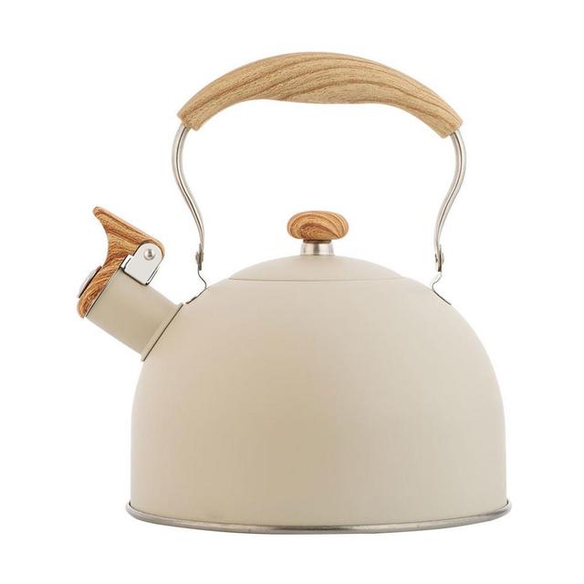 84oz Pfeifen Wasserkocher Edelstahl Wasserkocher Ergonomischer Griff Teekessel