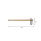 Frendorf | Houten Slim Lineaire Vanity Lichtarmatuur Minimalisme 16"/19.5"/23.5" Lange LED Beige Wandlamp voor Badkamer