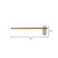 Frendorf | Houten Slim Lineaire Vanity Lichtarmatuur Minimalisme 16"/19.5"/23.5" Lange LED Beige Wandlamp voor Badkamer