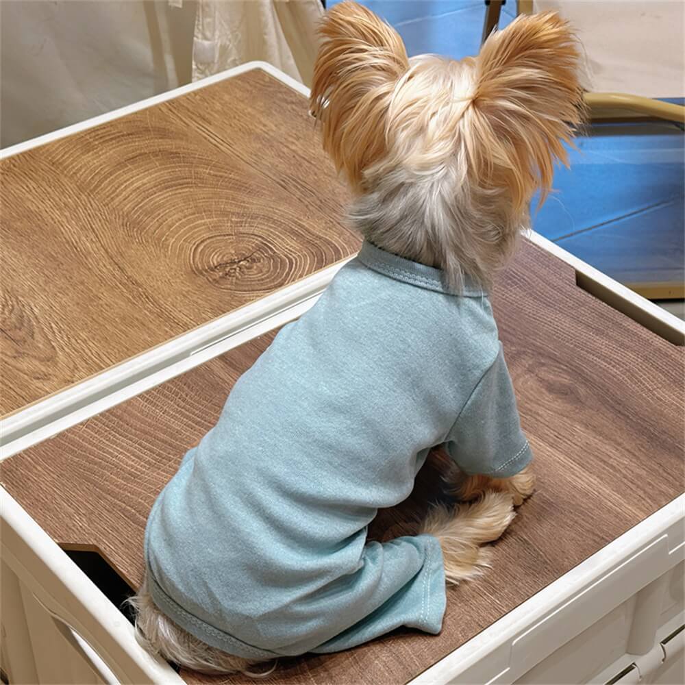 Gemütlicher Hunde-Pyjama - Weiche und kuschelige Ganzkörper-Haustierschlafkleidung
