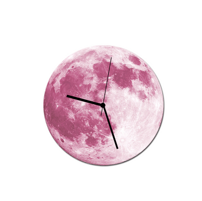 30 cm kreative leuchtende Wanduhr leuchtende Mondlicht Wanduhr Wand Acryl wasserdichte Wanduhr