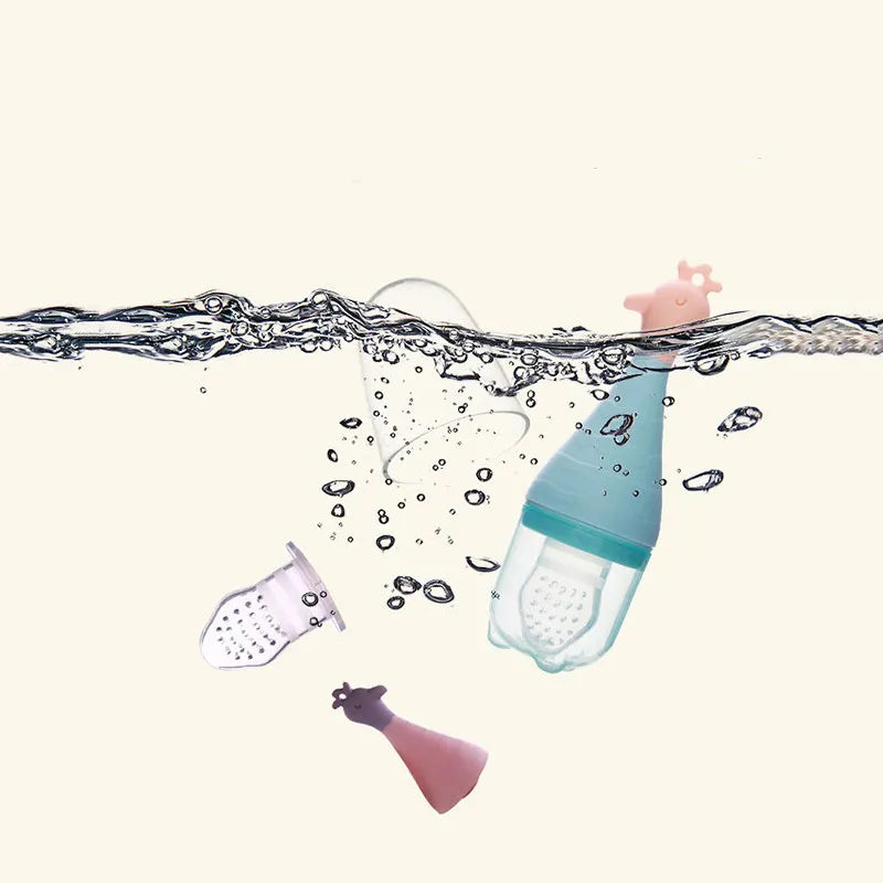 Frendorf | Baby Obst- und Gemüse Beißring – Fütterungshilfe mit Tier-Design