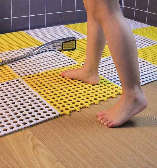 Frendorf | 12 Verbindungbare Badezimmer Antirutschmatten