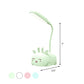 Cartoon Sika-Hirsch Schreibtischlampe Kunststoff Kinderzimmer LED Nachtlicht mit flexiblem Arm in Weiß/Rosa/Blaut