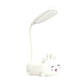 Cartoon Sika-Hirsch Schreibtischlampe Kunststoff Kinderzimmer LED Nachtlicht mit flexiblem Arm in Weiß/Rosa/Blaut