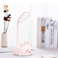 Cartoon Sika-Hirsch Schreibtischlampe Kunststoff Kinderzimmer LED Nachtlicht mit flexiblem Arm in Weiß/Rosa/Blaut