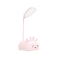 Cartoon Sika-Hirsch Schreibtischlampe Kunststoff Kinderzimmer LED Nachtlicht mit flexiblem Arm in Weiß/Rosa/Blaut