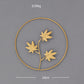Blatt Wanddekoration