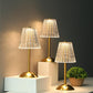 – Goldkristall-Tischlampe