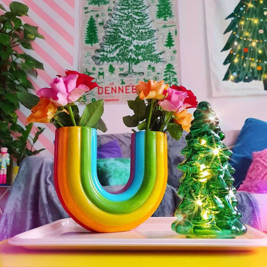 Regenbogen Reflexion Vase