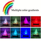 Salzlampe - Handgefertigte Himalaya-Salzlampe mit 8-Farben wechselndem LED, USB-betrieben