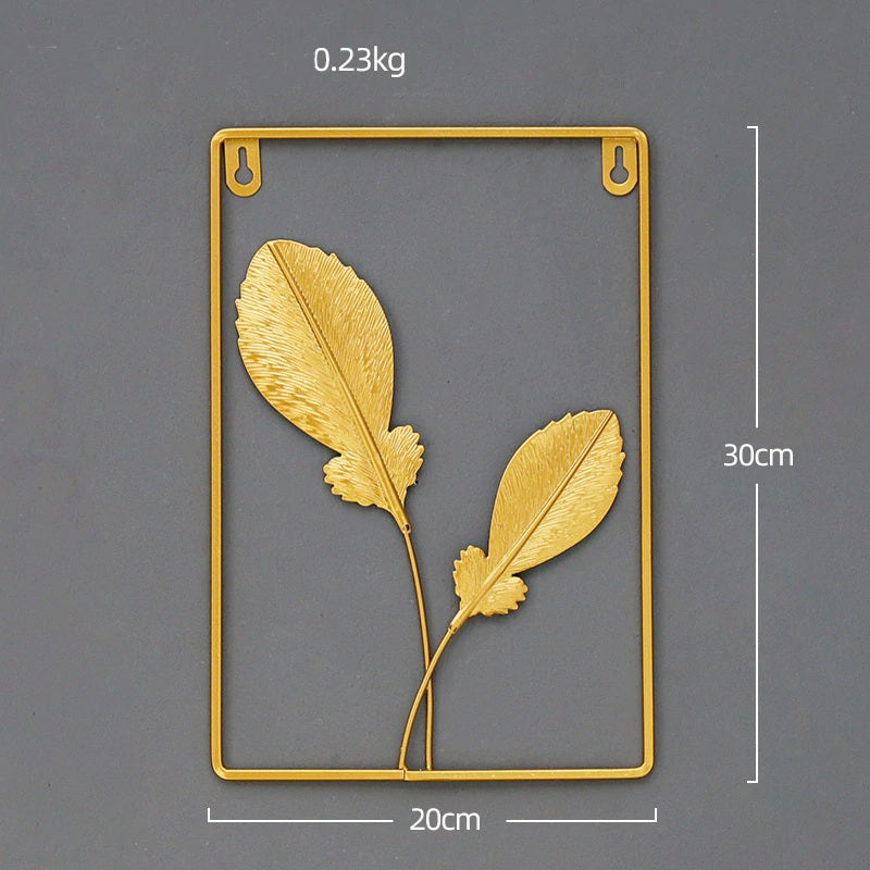 Blatt Wanddekoration