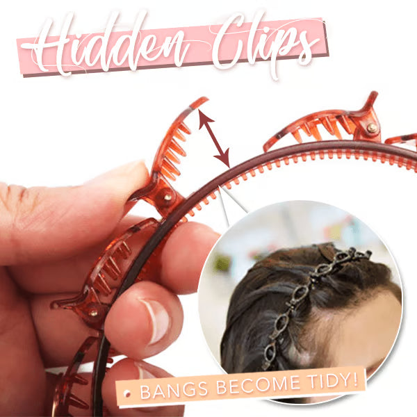 Frendorf | BangStyle – Haarspange für doppelte Ponyfrisur | 1+2 GRATIS