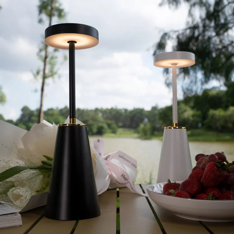 Frendorf | LumeFlex Kabellose LED Tischleuchte | Flexibles Design | Modernes Ambiente | Leselampe & Stimmungslicht