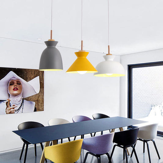 Frendorf | AuroraLite Nordic Pendelleuchte | Metall-Design | 1-Licht | Moderne Farboptionen