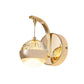 Frendorf | Seedy Crystal Ball Wandlamp Hedendaagse LED Slaapkamer Wandarmatuur in Goud/Chroom